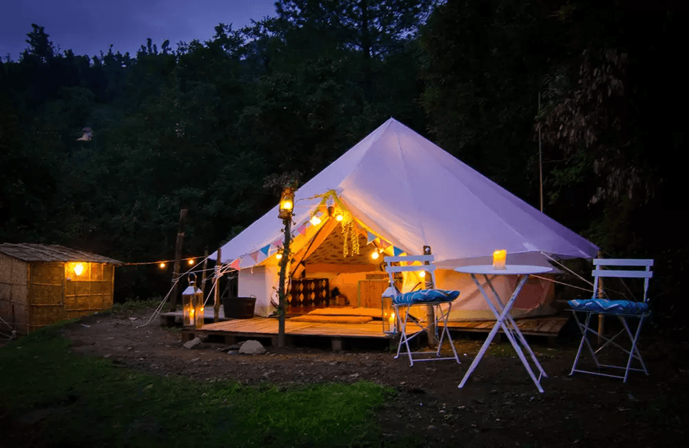 View from tent